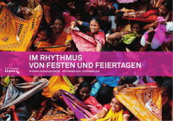 IM RHYTHMUS VON FESTEN UND FEIERTAGEN