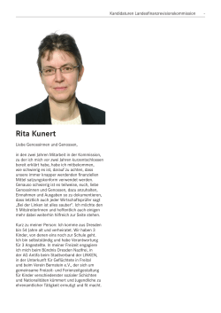 Rita Kunert - DIE LINKE. Sachsen
