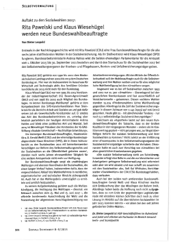 Rita Pawelski und Klaus Wiesehügel werden neue