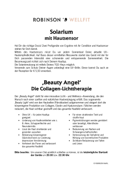 12. Solarium-Beauty Angel - Robinson Wellfit Rosenheim