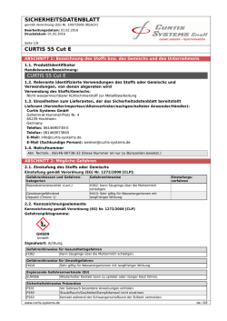 CURTIS 55 Cut E - Curtis Systems GmbH