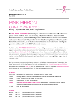 Pink Ribbon Charity Walk