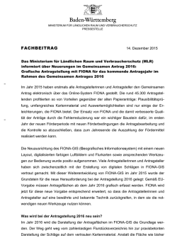 Grafische Antragstellung mit FIONA - Infodienst