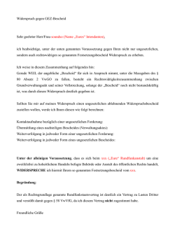 diesen Widerspruch