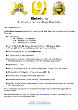 Einladung (GER) - Mad Dogs Mannheim