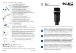 quick user guide professional dynamic microphone