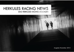 Ausgabe November 2015 - Herkules Racing Team