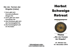 Herbst Schweige Retreat