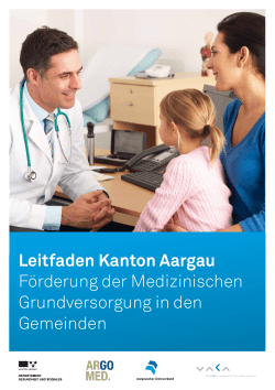 Leitfaden Kanton Aargau Förderung der Medizinischen