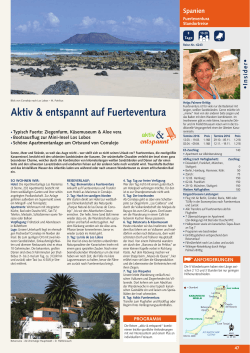 Aktiv & entspannt auf Fuerteventura