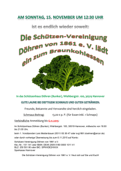 In das Sch&uuml;tzenhaus D&ouml;hren (Bunker), Wiehbergstr. 100, 30519