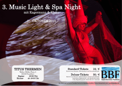 3. Music Light & Spa Night