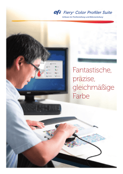 Fiery Color Profiler Suite &ndash; Brosch&uuml;re