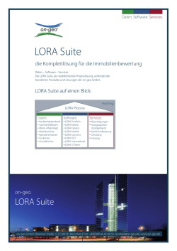 LORA Suite - On-Geo