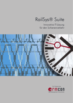 RailSys® Suite