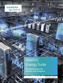 SIMATIC Energy Suite - c4b.gss.siemens.com