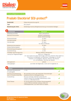 Produkt-Steckbrief SEU-protect