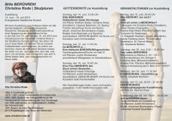 Flyer - stadtkirche