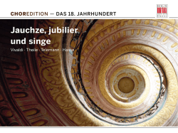 Jauchze, jubilier und singe