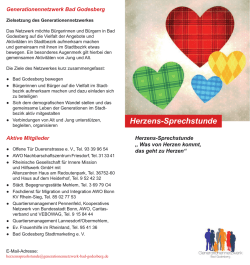 Herzens-Sprechstunde - AWO in Bad Godesberg