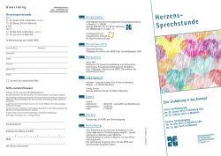 Herzens- Sprechstunde