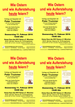 Handzettel  - Wir sind Kirche
