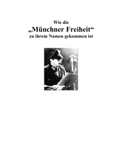 Münchner Freiheit - von Gotzinger Trommel