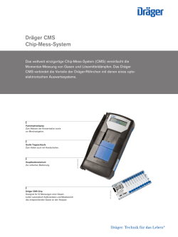 Dr&auml;ger CMS Chip-Mess