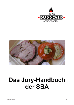 Das Jury-Handbuch der SBA