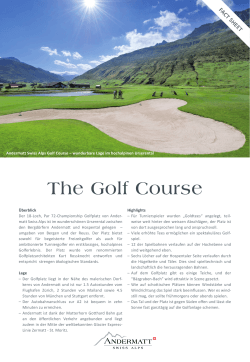 PDF Golf Factsheet - Andermatt Swiss Alps