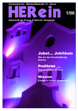Jubel... Jubil&auml;um