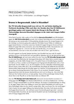 Drama in Bergneustadt, Jubel in D&uuml;sseldorf