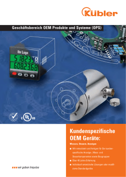 OEM Produkte - Fritz Kübler GmbH