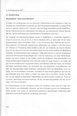Dr. Giselind Berg Wunschkind - Kind nach Wunsch? Zu Beginn der