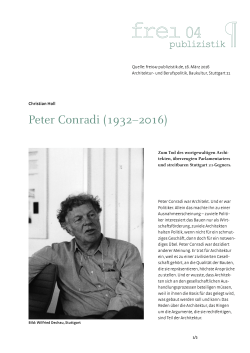 Peter Conradi (1932–2016)