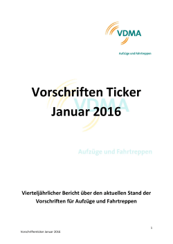 Vorschriften Ticker_Januar 2016
