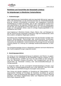 Richtlinien und Vorschriften der Hansestadt Lüneburg (pdf / 0,05 MB)