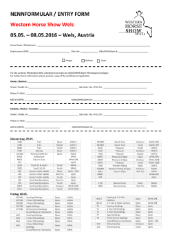 2x APHA/ApHC/NRHA Western Horse Show Wels 05.05