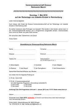 Ausschreibung VM_Dressur_2016