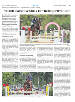 Herbstspringen 2015 Anzeiger Oberfreiamt