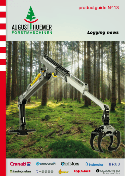 productguide Nº 13 - August Huemer Forstmaschinen Forstketten