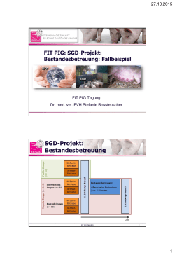 Vortrag Stefanie Rossteuscher, Suisag-SGD / FitPig