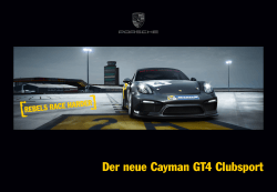 Cayman GT4 Clubsport