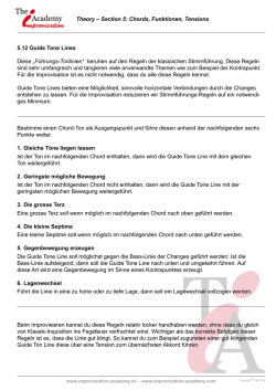 Guide Tone Lines - Improvisation Academy