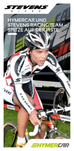hymercar und stevens racing team &ndash; spitze auf der piste.
