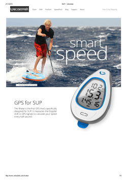 GPS for SUP