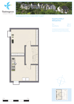 Doppelhaush&auml;lfte 9 Kellergeschoss Flur 8,8 m2