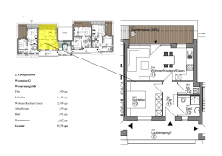 2. Obergeschoss Wohnung 12 Wohnraumgröße Flur 5,40 qm