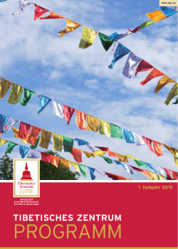 Programm - Tibetisches Zentrum eV