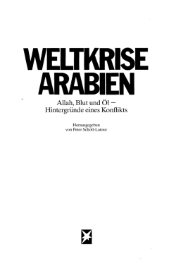 Allah, Blut und Öl - Hintergründe eines Konflikts